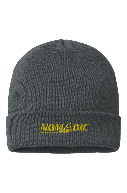 Nomadic Logo - USA-Made Cuffed Beanie