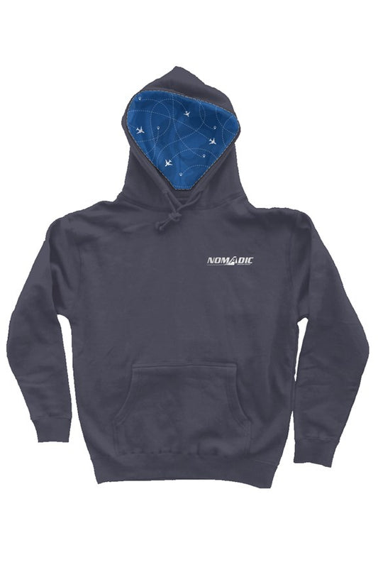 independent heavyweight hoodie with custom AvGeek lining